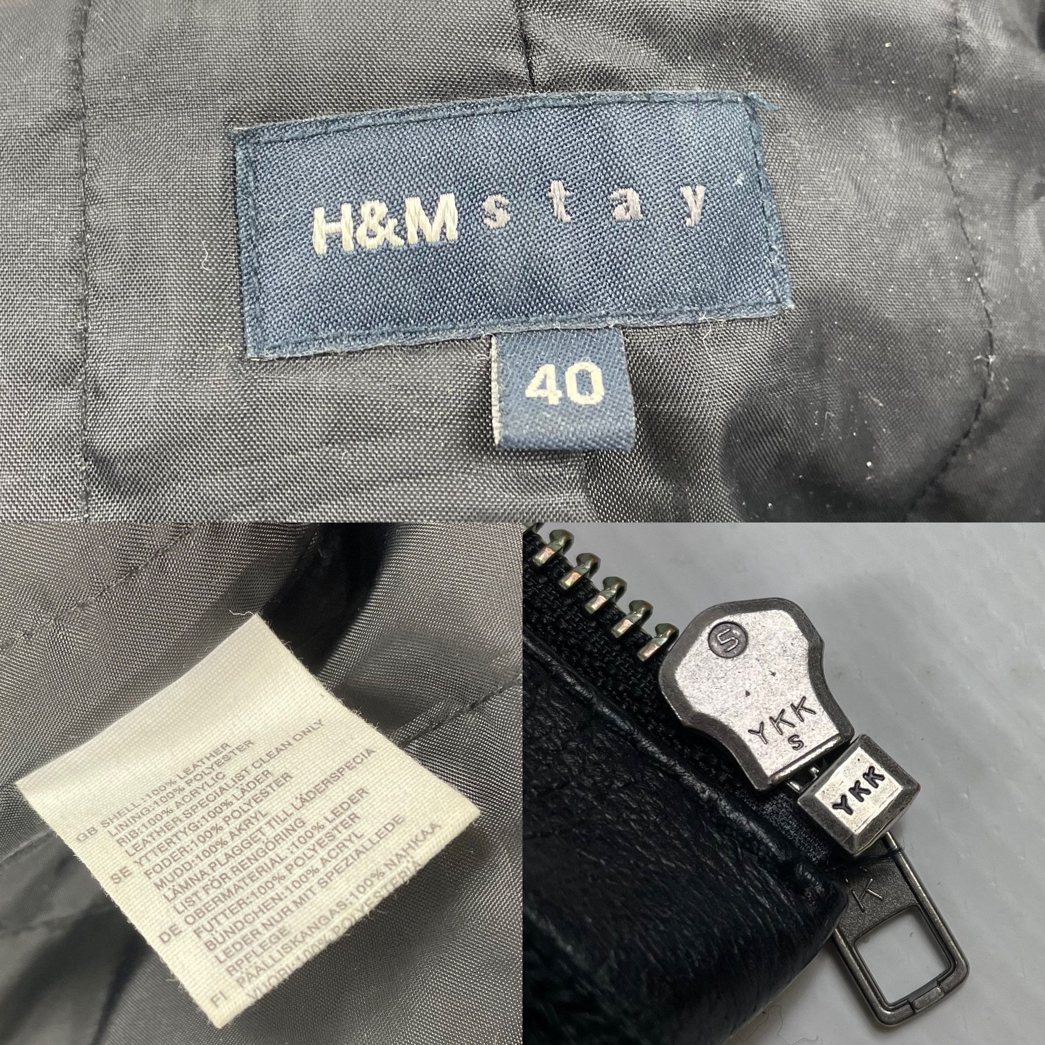 Archive Japanese leather jacket