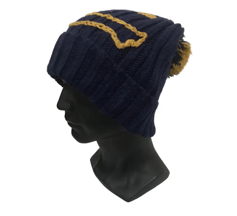 Japanese Brand Big Logo Smiley Knit Beanie Hat