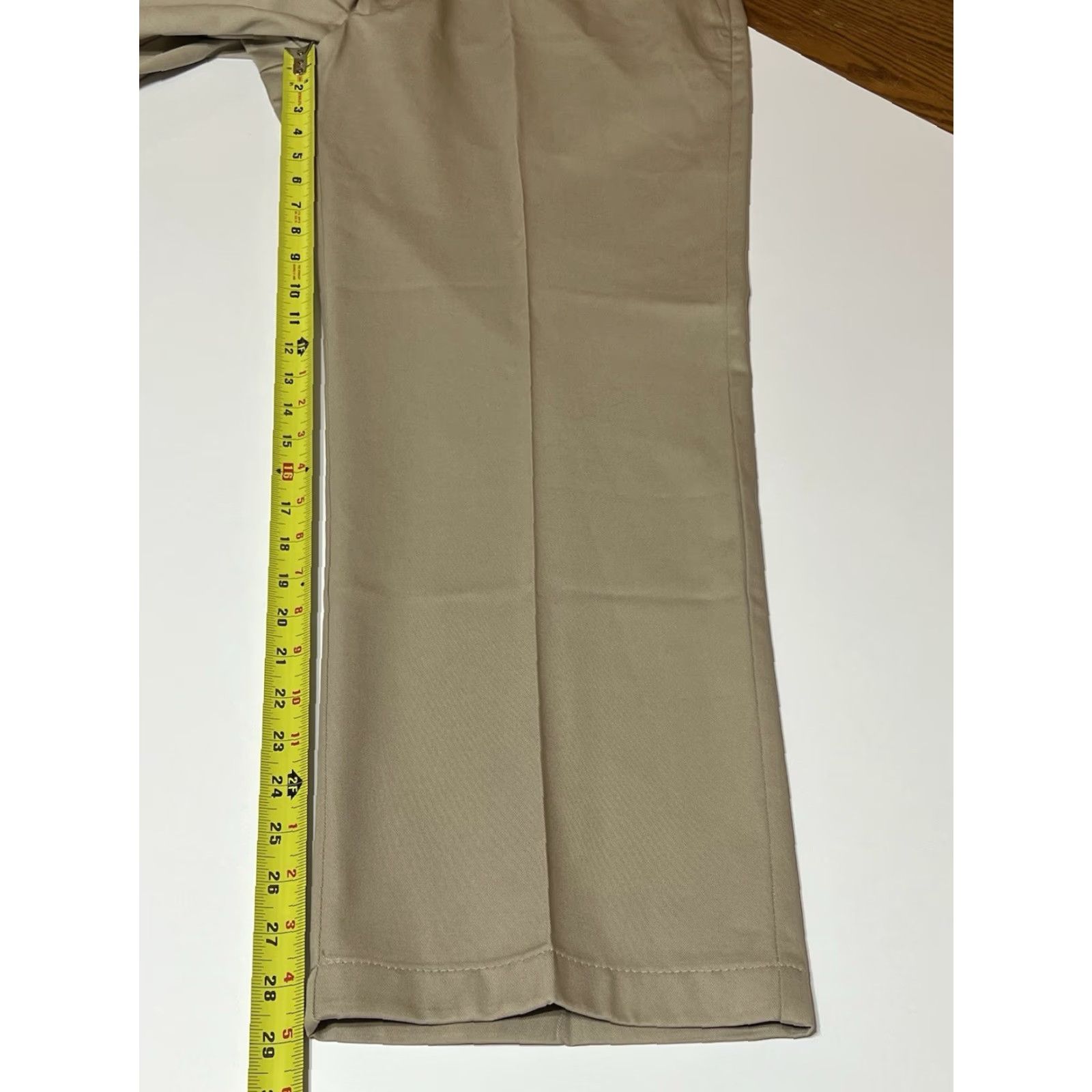 Haggar Haggar Work to Weekend Mens Pants Khaki Classic Fit 40x29 Beige Cotton Flat Front Straight Leg NWT NEW Size US 40 / EU 56 - 5 Thumbnail