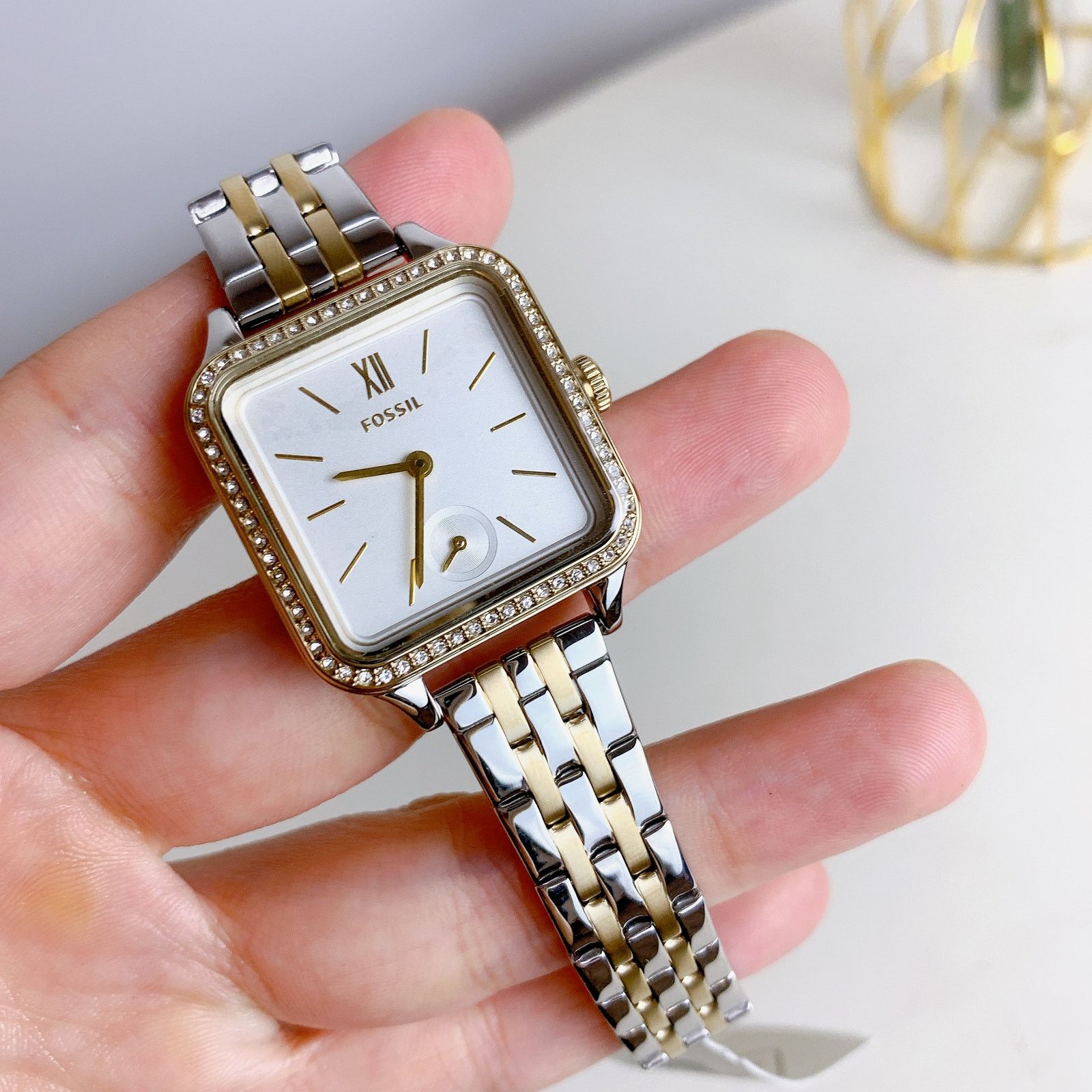 Fossil BQ3908 Colleen Three-Hand Two-Tone Stainless Watch