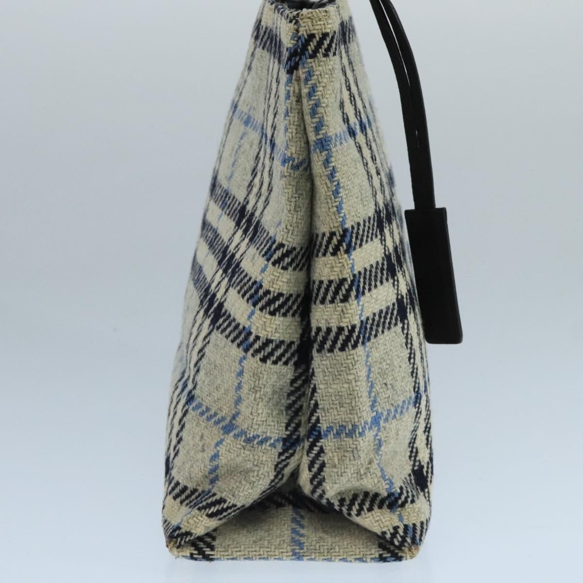 Burberry Burberry Nova Check Hand Bag Wool Gray Size ONE SIZE - 3 Thumbnail