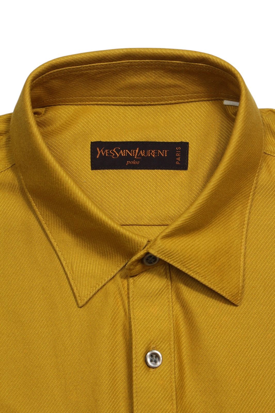 Yves Saint Laurent 1970S YSL POLO LONG SLEEVE SHIRT Size US L / EU 52-54 / 3 - 3 Thumbnail
