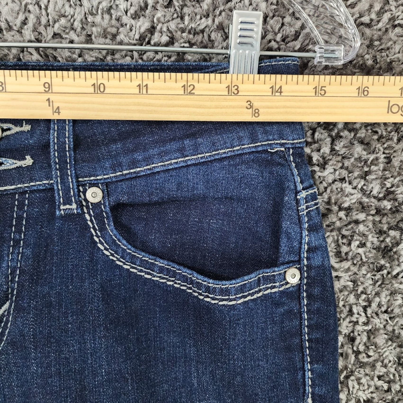 Levi's Levis 529 Womens Skinny Blue Jeans Size 8 Regular Size 30" / US 8 / IT 44 - 4 Thumbnail