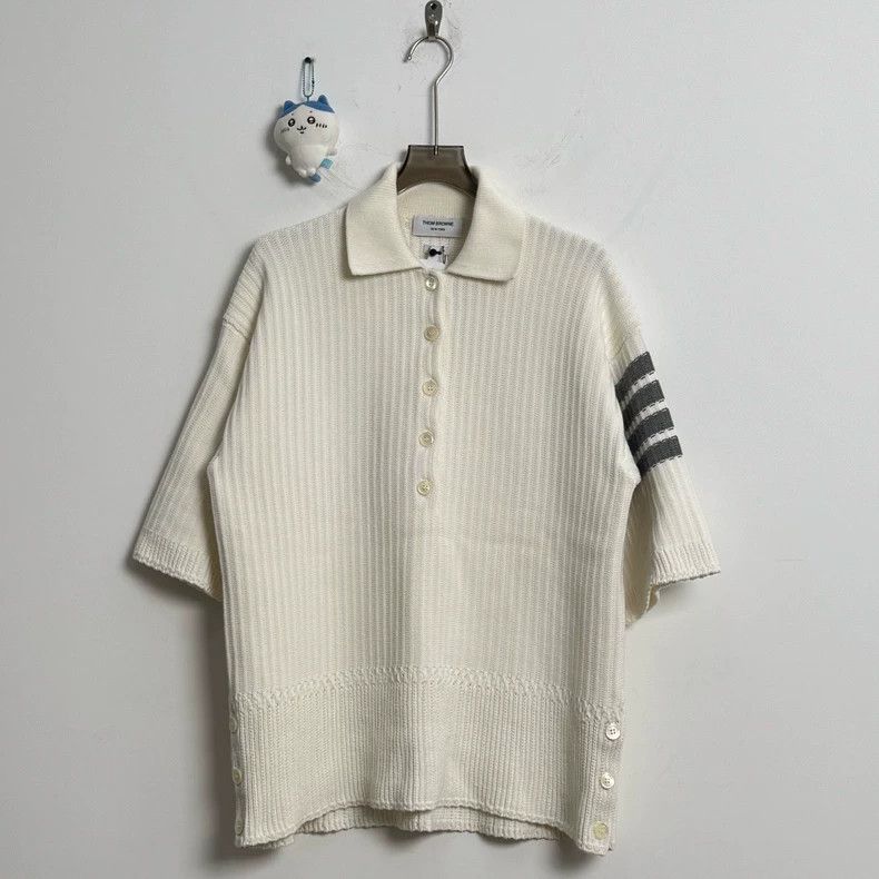 Thom Browne Thom Browne Knitted mid-cuffed sweater Size US XS / EU 42 / 0 - 1 Thumbnail