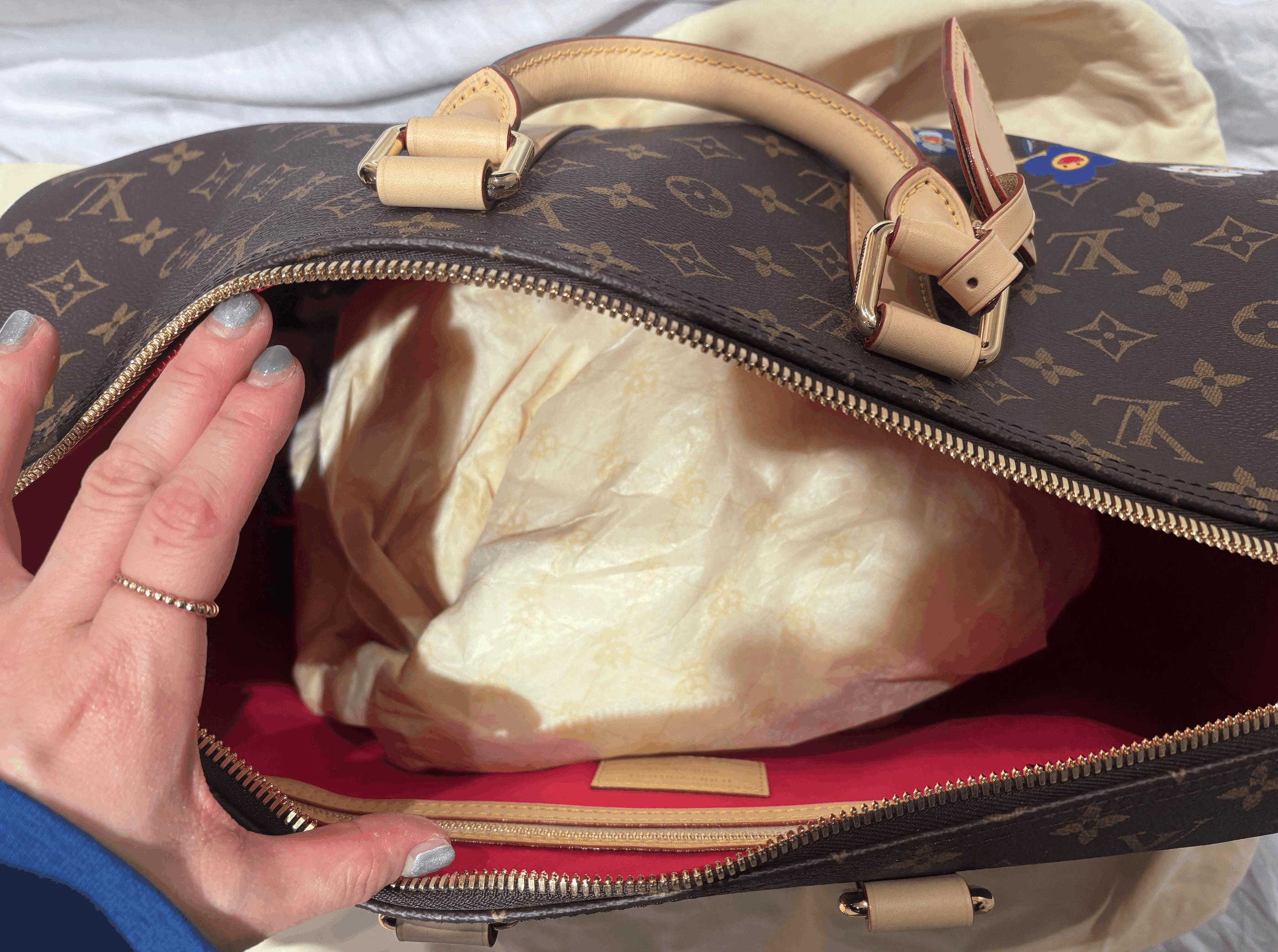 Louis Vuitton Louis Vuitton x Keepall Bandoulière 50 Takashi Murakami New Size ONE SIZE - 5 Thumbnail