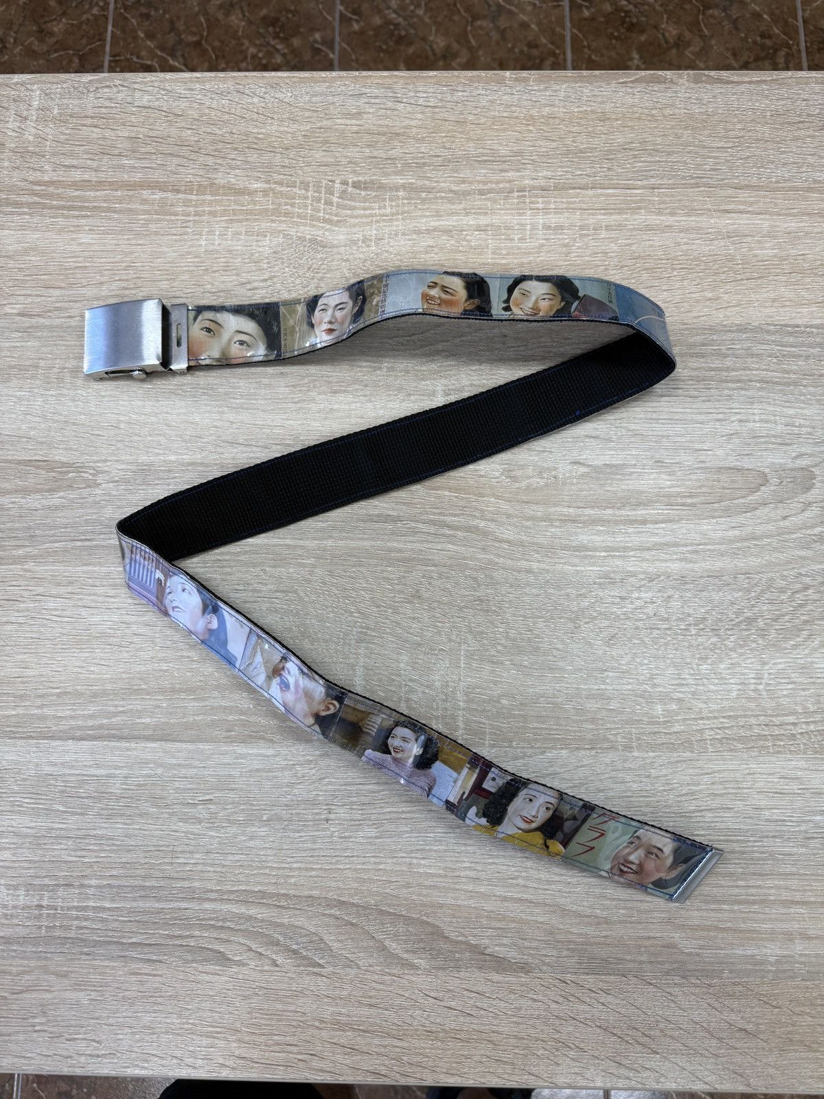 Japanese Brand 🇯🇵 Vintage 90s Geisha Japan Belt Sakura Kyoto Oriental Tokyo Size ONE SIZE - 3 Thumbnail