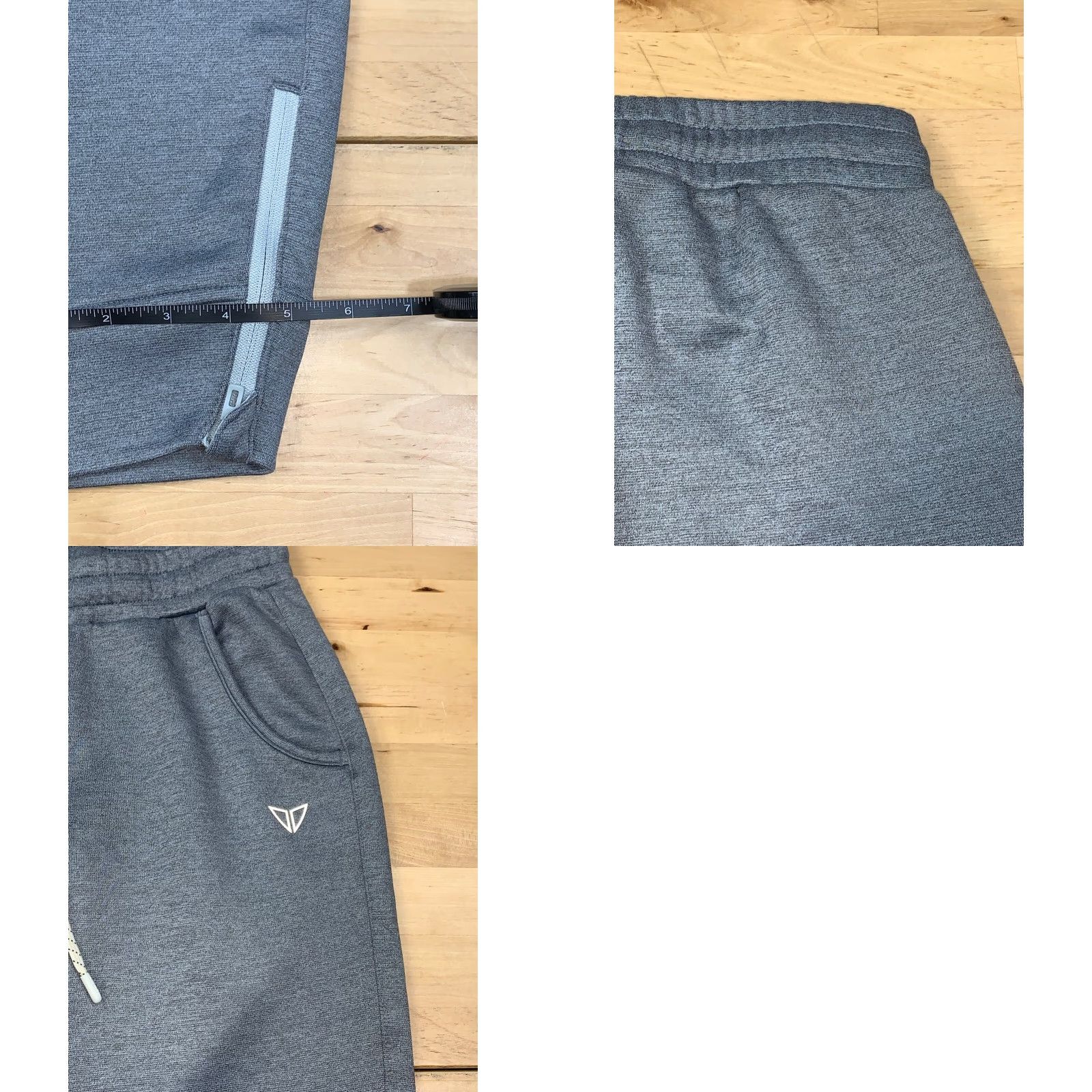 Vintage Korsa Womens Gray Joggers Size S Ankle Zipper Casual Activewear Pants #4463 Size 28" / US 6 / IT 42 - 8 Thumbnail