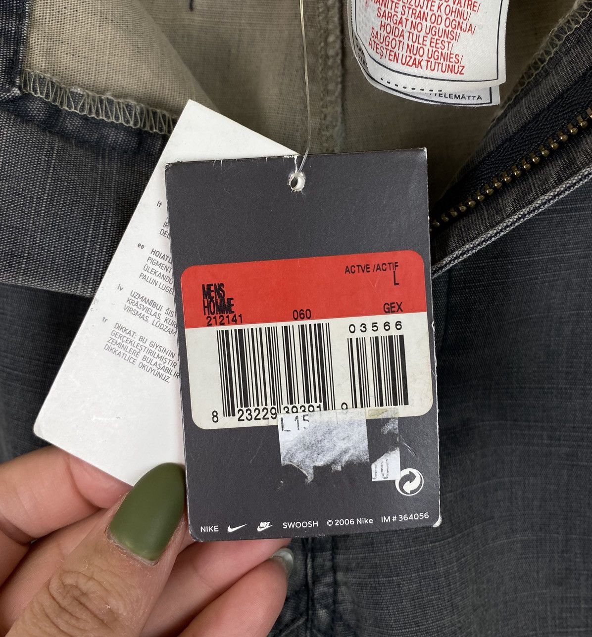 Nike Vintage Y2K Nike Washed Cargo Pants Travis Schott Style Grey Size US 34 / EU 50 - 14 Thumbnail
