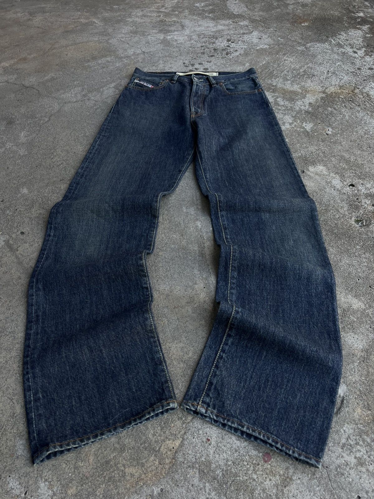 Diesel Crazy Vintage Diesel Japan Denim Jeans Wide Leg Hysteric Size US 30 / EU 46 - 1 Thumbnail
