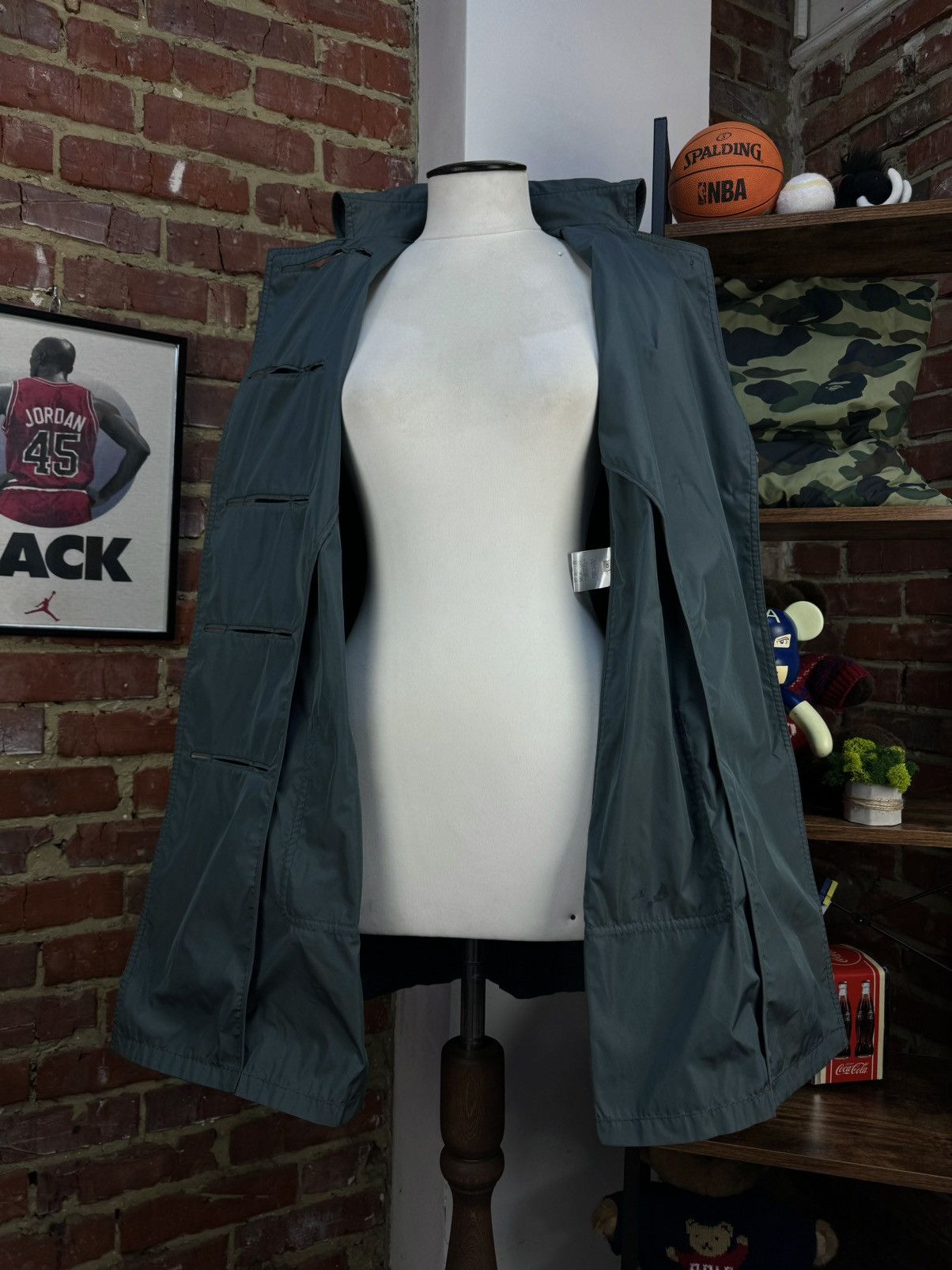 Stella McCartney × Vintage STELLA McCARTNEY 2008 Massive Button Belt Trench Jacket Size M / US 6-8 / IT 42-44 - 13 Thumbnail