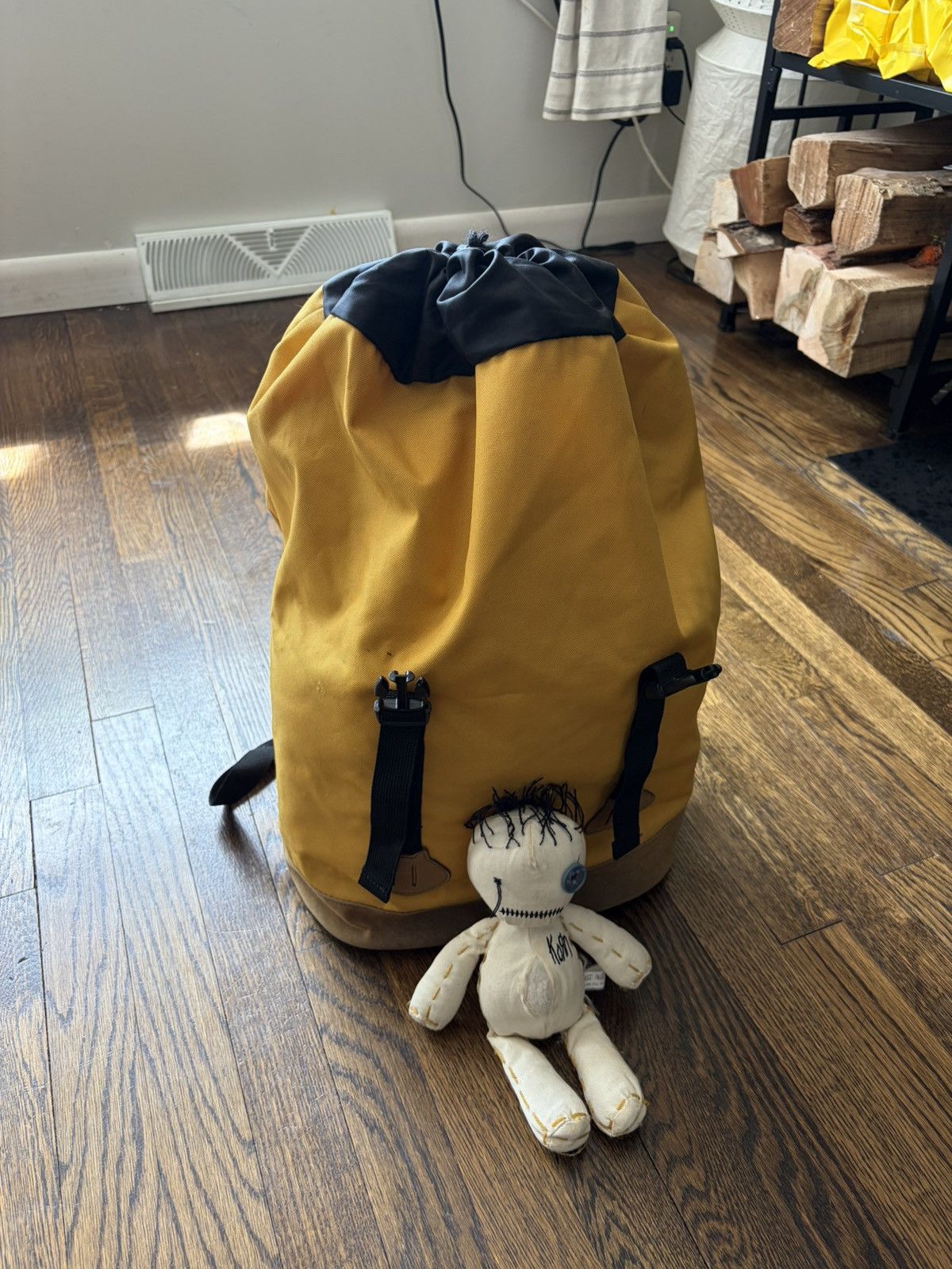 Ne-Net Ne-Net Yellow rucksack backpack Size ONE SIZE - 5 Thumbnail