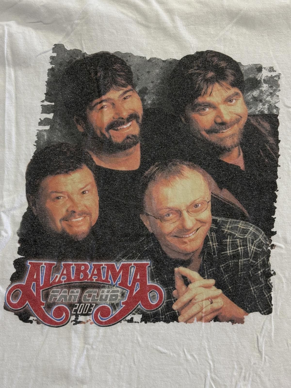 Gildan Alabama Band T-shirt Fan Club 2003 Tee XXXL Size US XXL / EU 58 / 5 - 6 Thumbnail