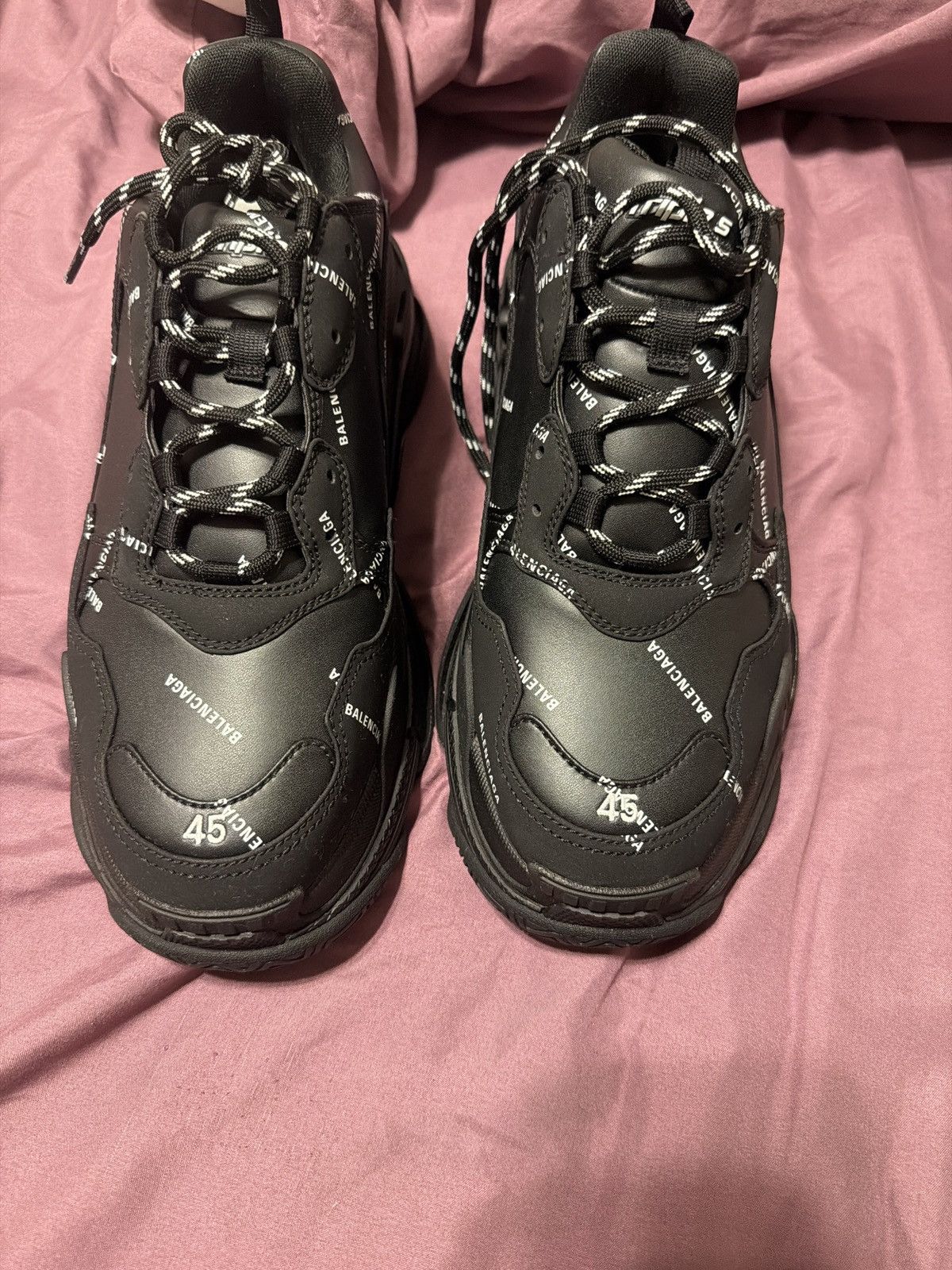 Balenciaga Balenciaga TrackshoePrint – 12– Retail $1,500 – Box Included Size US 12 / EU 45 - 3 Thumbnail