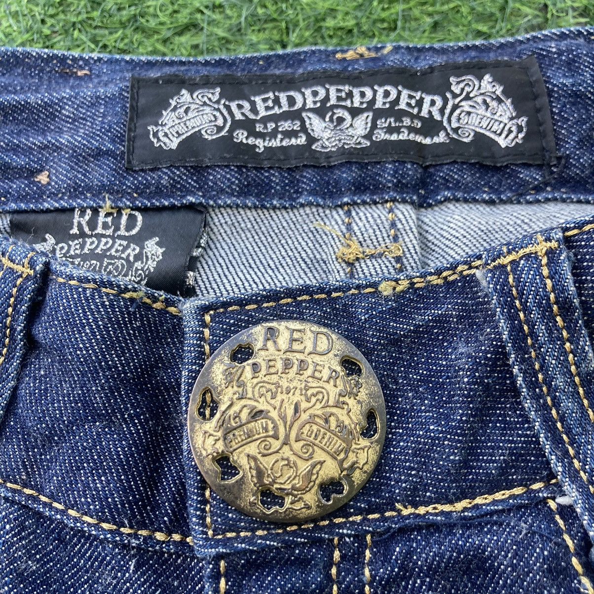 If Six Was Nine RED PEPPERS FLARED BOOTCUT JEANS Size US 30 / EU 46 - 8 Thumbnail