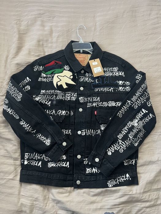 Stussy Stussy Denim Tears Levi Type 2 Trucker Jacket | Grailed