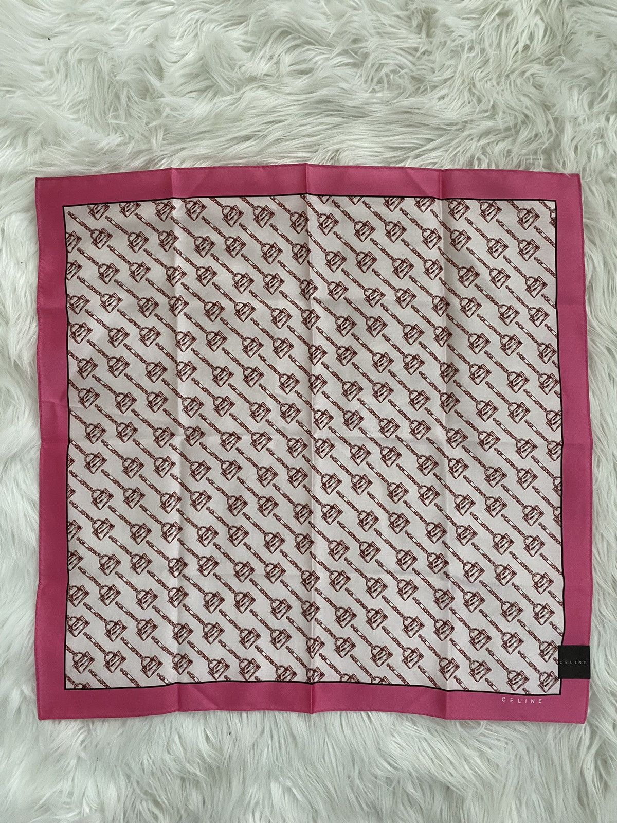 Celine Authentic Celine Smell scarf Size ONE SIZE - 2 Thumbnail