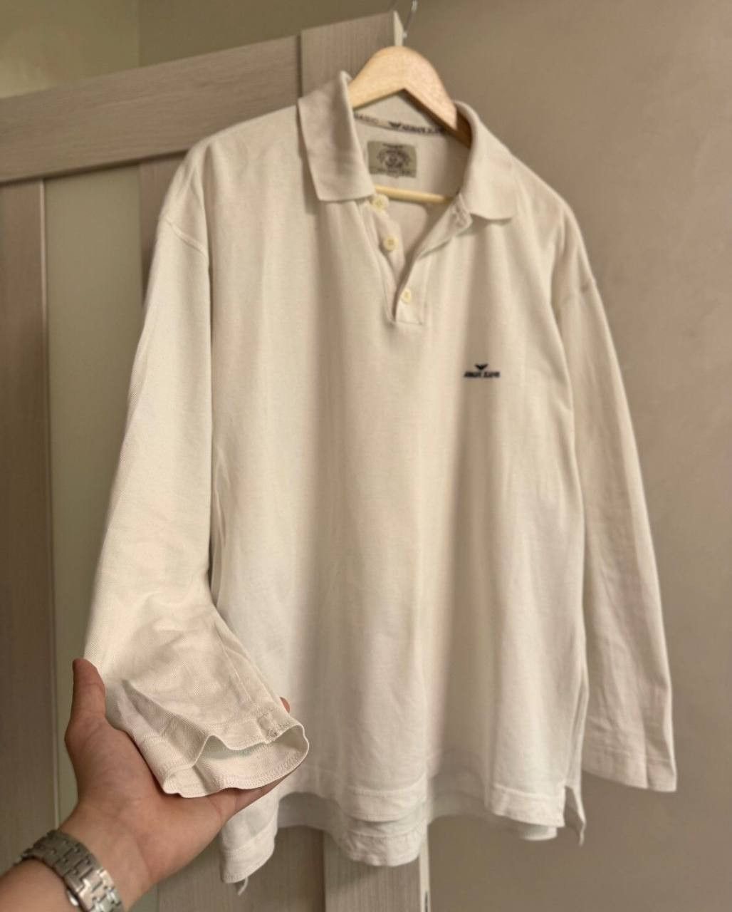 Vintage Armani Longsleeve Knit Pullover Sweater Jumper Rugby Size US XL / EU 56 / 4 - 7 Thumbnail
