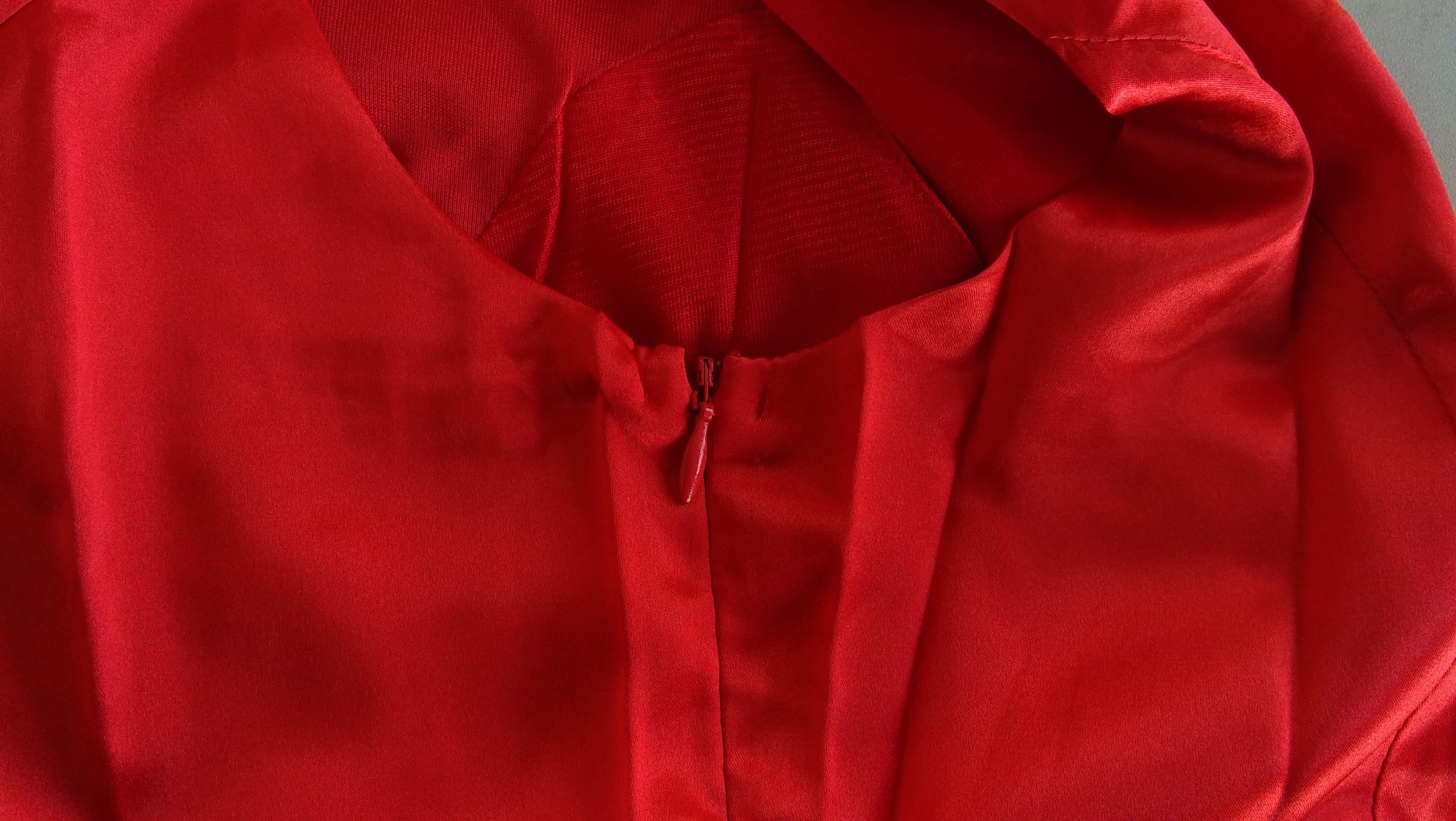 Other Red satin sleeveless women dress Size M / US 6-8 / IT 42-44 - 6 Thumbnail