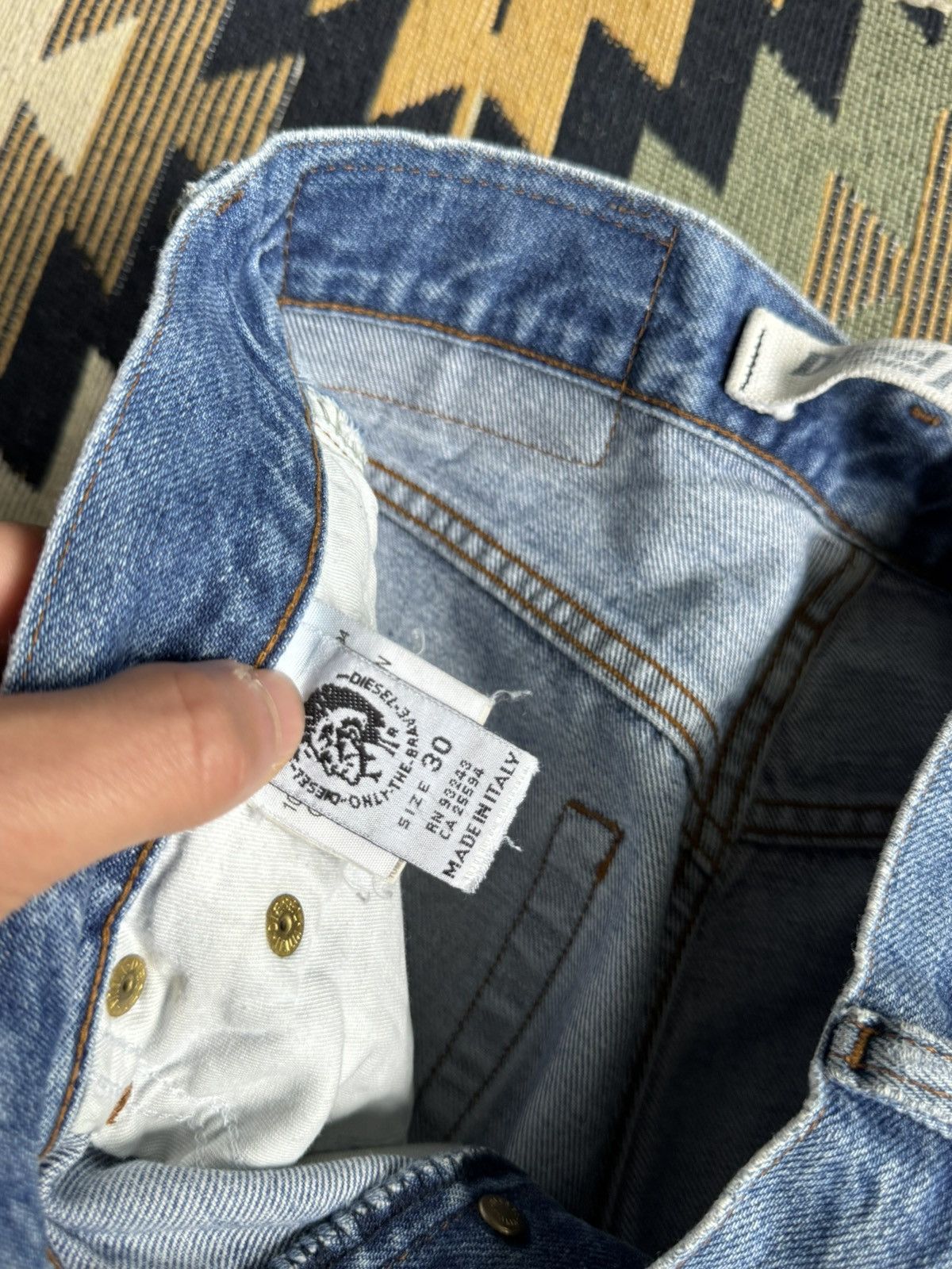 Diesel Vintage Diesel Blue Denim Jeans Size US 30 / EU 46 - 16 Thumbnail