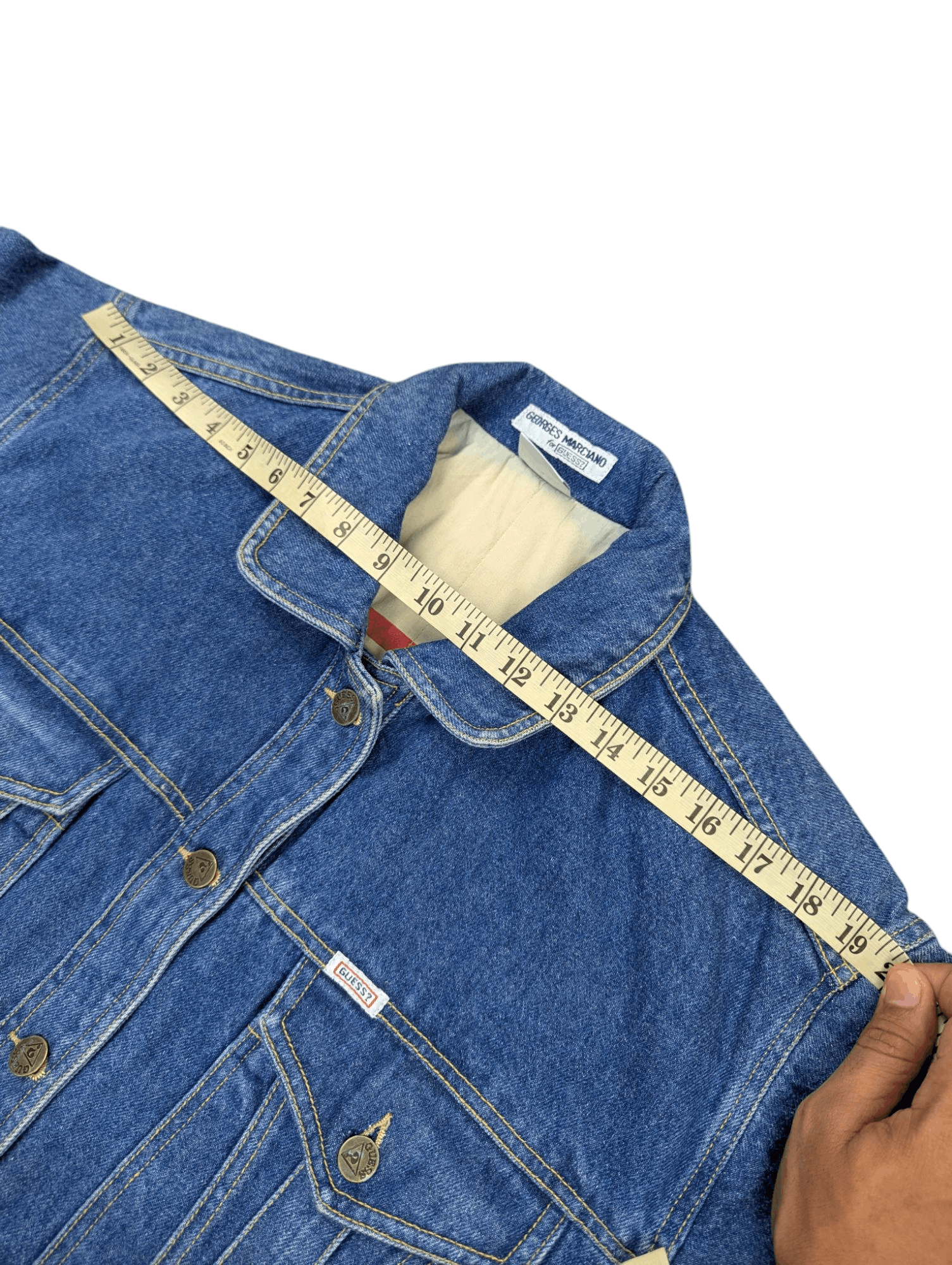 Georges Marciano Vintage 90s Georges Marciano By Guess Denim Jacket Size US M / EU 48-50 / 2 - 18 Thumbnail