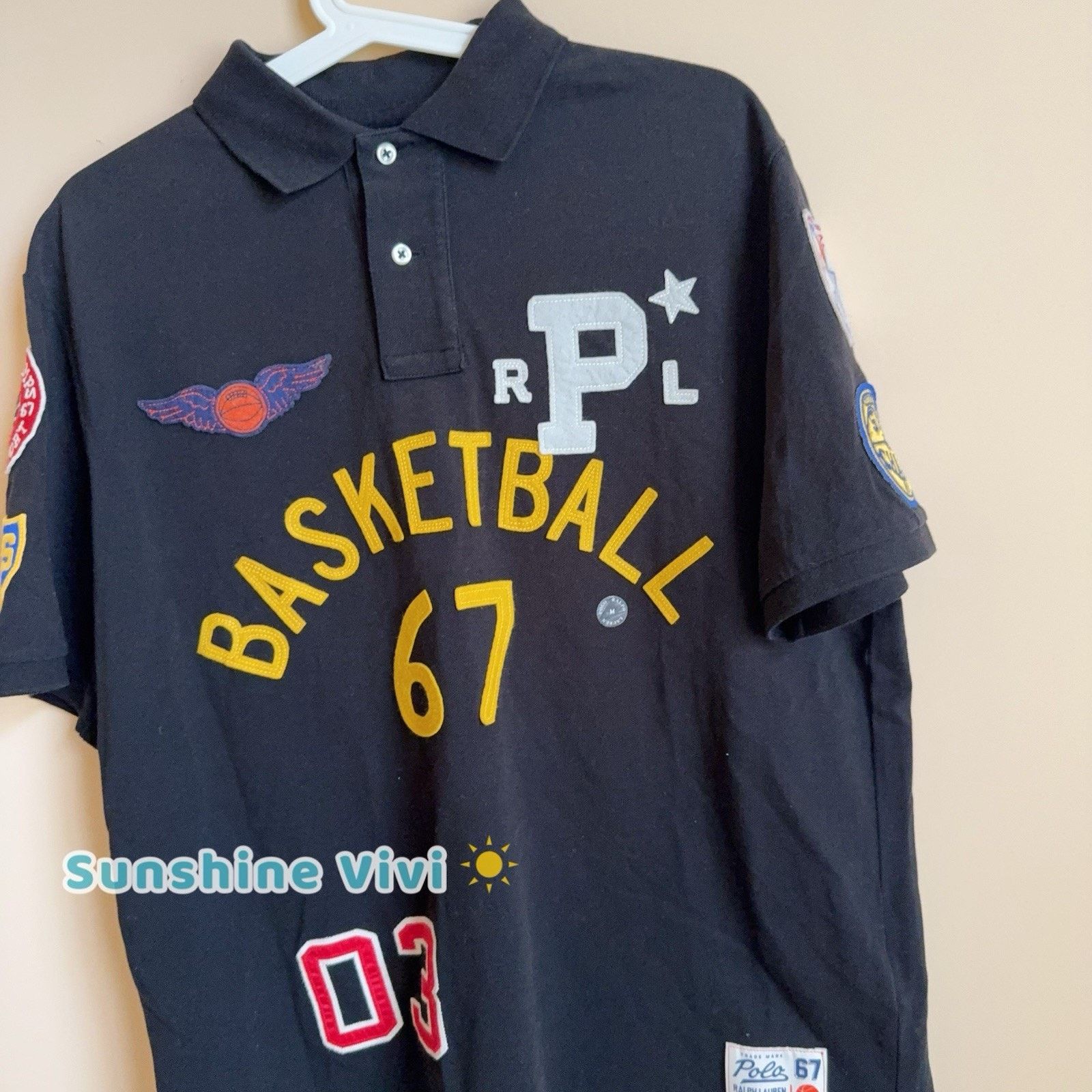 Polo Ralph Lauren NEW Polo Ralph Lauren Men Black Basketball Graphic Mesh Size US M / EU 48-50 / 2 - 2 Thumbnail