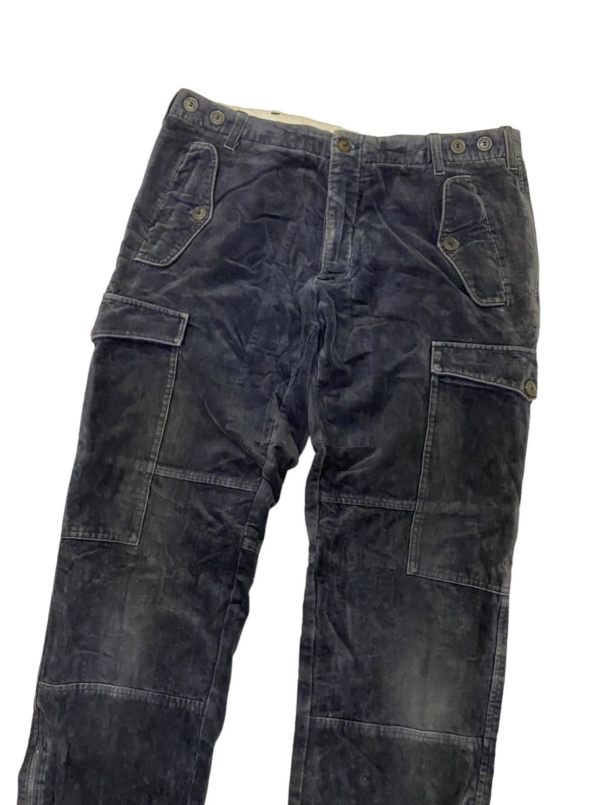Viktor & Rolf 💥Viktor & Rolf Italy Velvet Cargo Pant Size US 33 - 3 Thumbnail