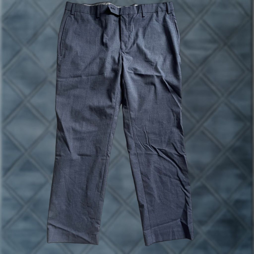 Michael Kors Michael Kors Dress Pants Mens Navy Straight Leg Flat Front Stretch Size 36Inseam 29in Regular Waist 36 Color Navy Pattern Solid Size US 36 / EU 52 - 1 Thumbnail