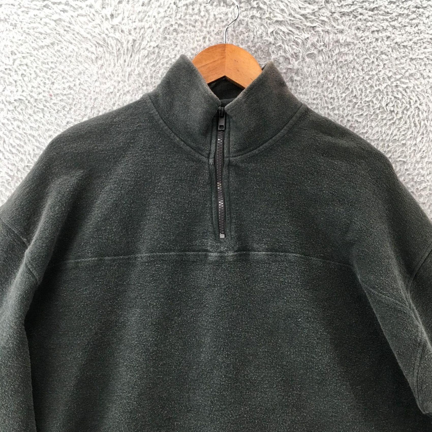 Vintage Arizona Jean Co Long Sleeve Sweater Men Small Grey Cotton Mock Neck Pullover Smooth Knit Casual Sweatshirt Size US S / EU 44-46 / 1 - 2 Thumbnail