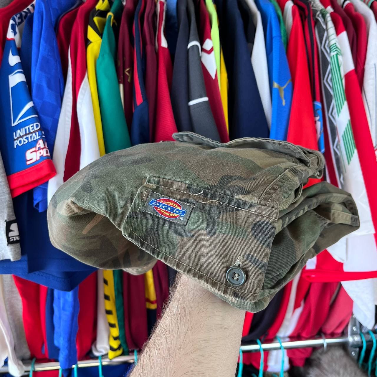 Dickies × Vintage Dickies Military Camo Cargo Work Pants Double Knee Rap SK8 Size US 36 / EU 52 - 1 Thumbnail