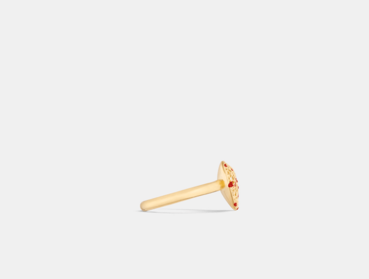 Dior o1w1db10126 R2366W Size : OS / Ring in Gold/Red Size ONE SIZE - 2 Thumbnail