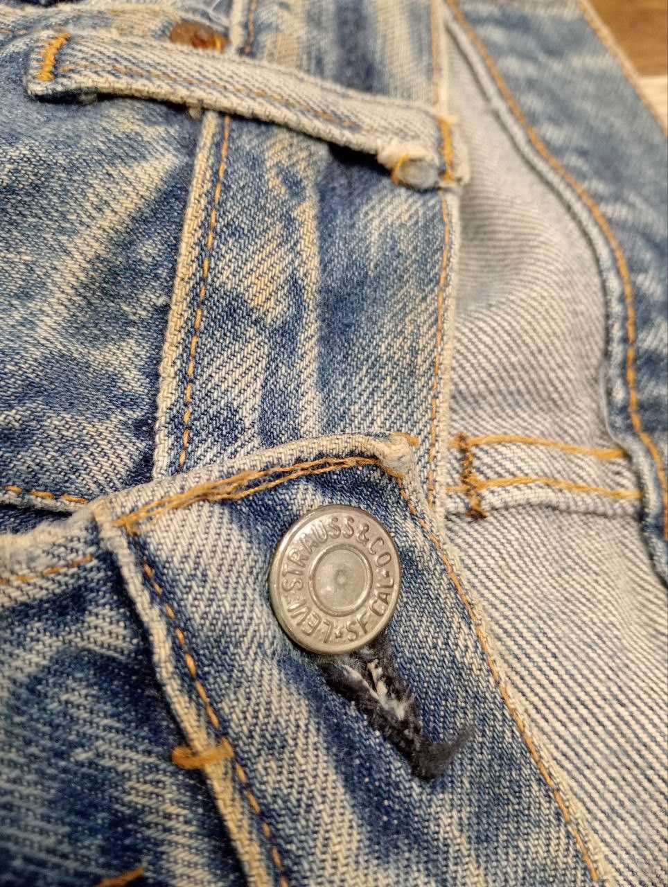 Levi's LEVI'S VINTAGE 501 REDLINE TOP #6 SELVEDGE DISTRESSED DENIM Size US 34 / EU 50 - 8 Thumbnail