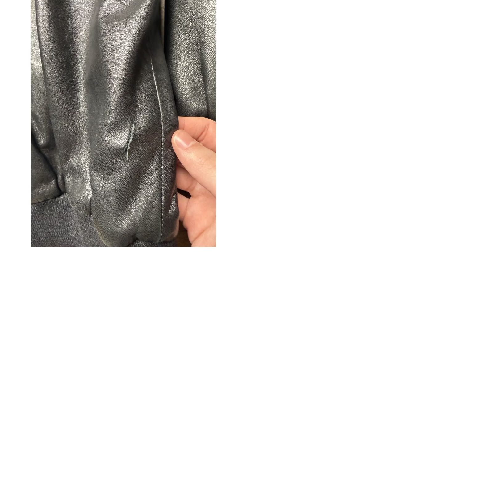 Luciano Barbera VINTAGE Luciano Barbera Jacket Leather Bomber Black Men’s Large 42 Italy Size US L / EU 52-54 / 3 - 9 Thumbnail