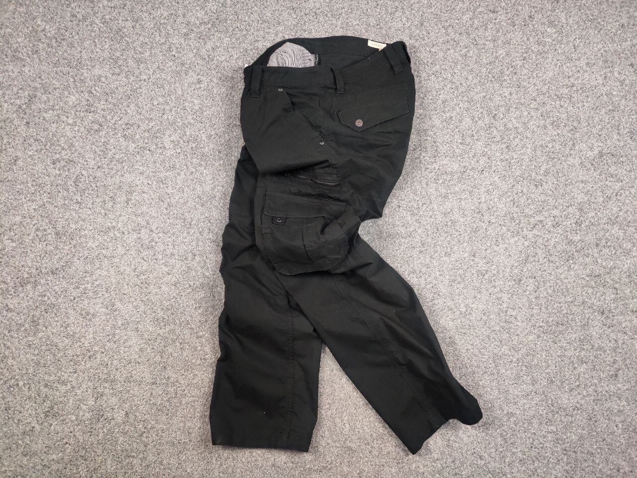 Japanese Brand Vintage Japan style Black Cargo Zip Pants Y2K Size US 34 / EU 50 - 17 Thumbnail