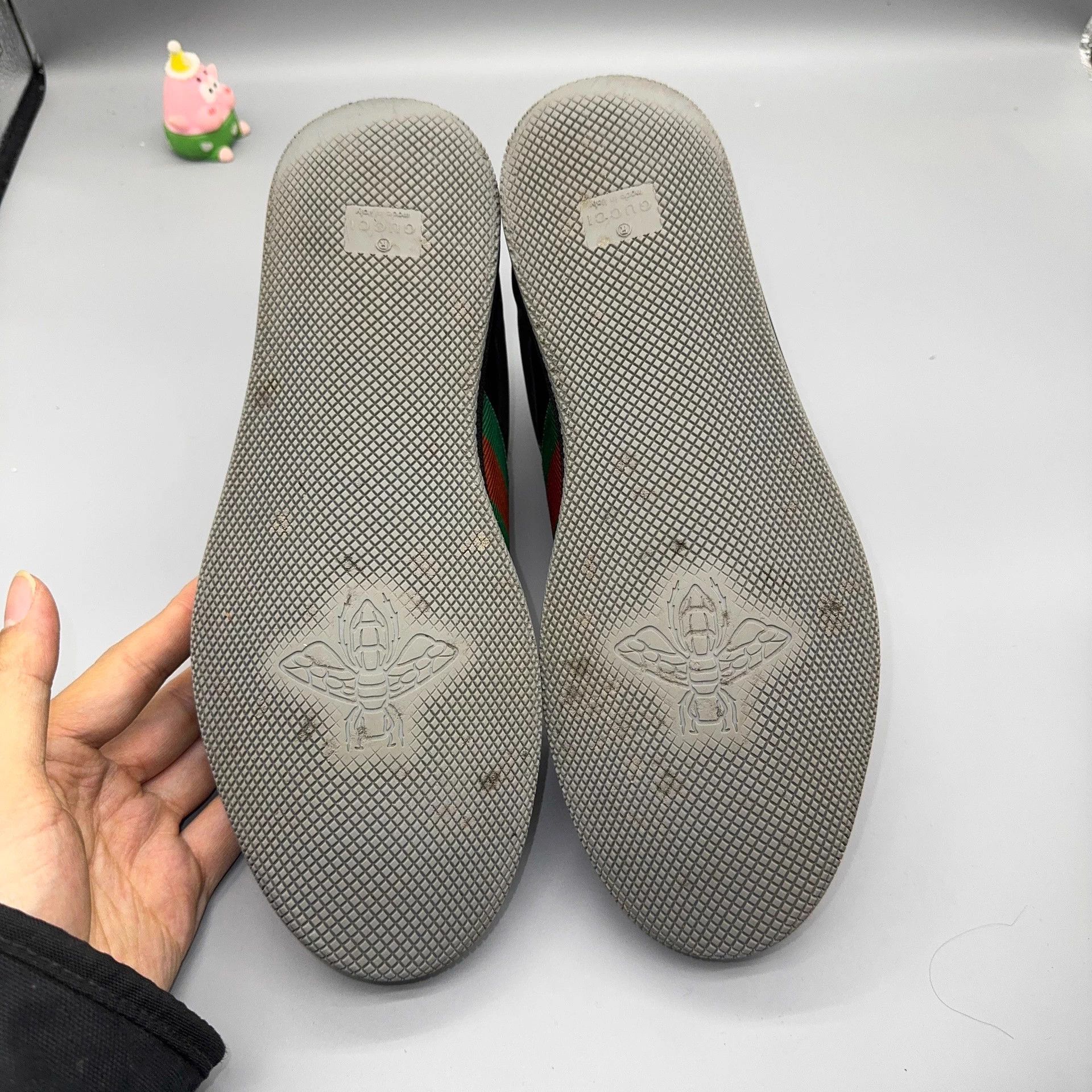 Gucci Gucci Screener GG Enamel Black Sneakers Size US 8 / EU 41 - 4 Thumbnail