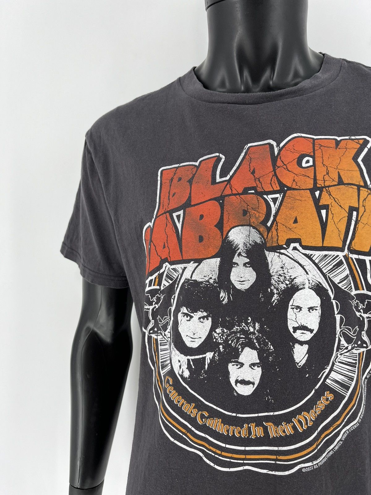 Band Tees × Vintage Vintage Black Sabbath Big Logo Y2K T-Shirt Band Rock Metal Size US M / EU 48-50 / 2 - 6 Thumbnail