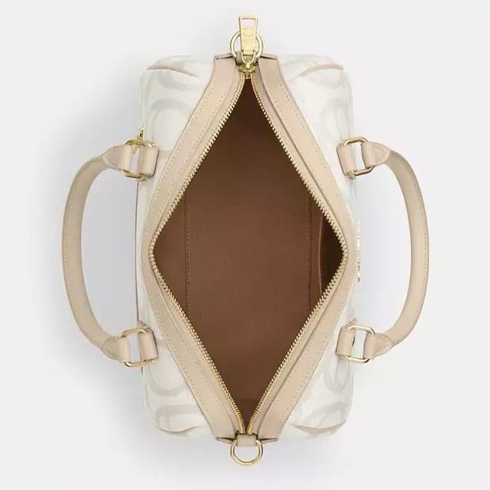 Coach NWT Coach Rowan Satchel Crossbody Bag Sketch Ivory CBM15 Size ONE SIZE - 10 Thumbnail