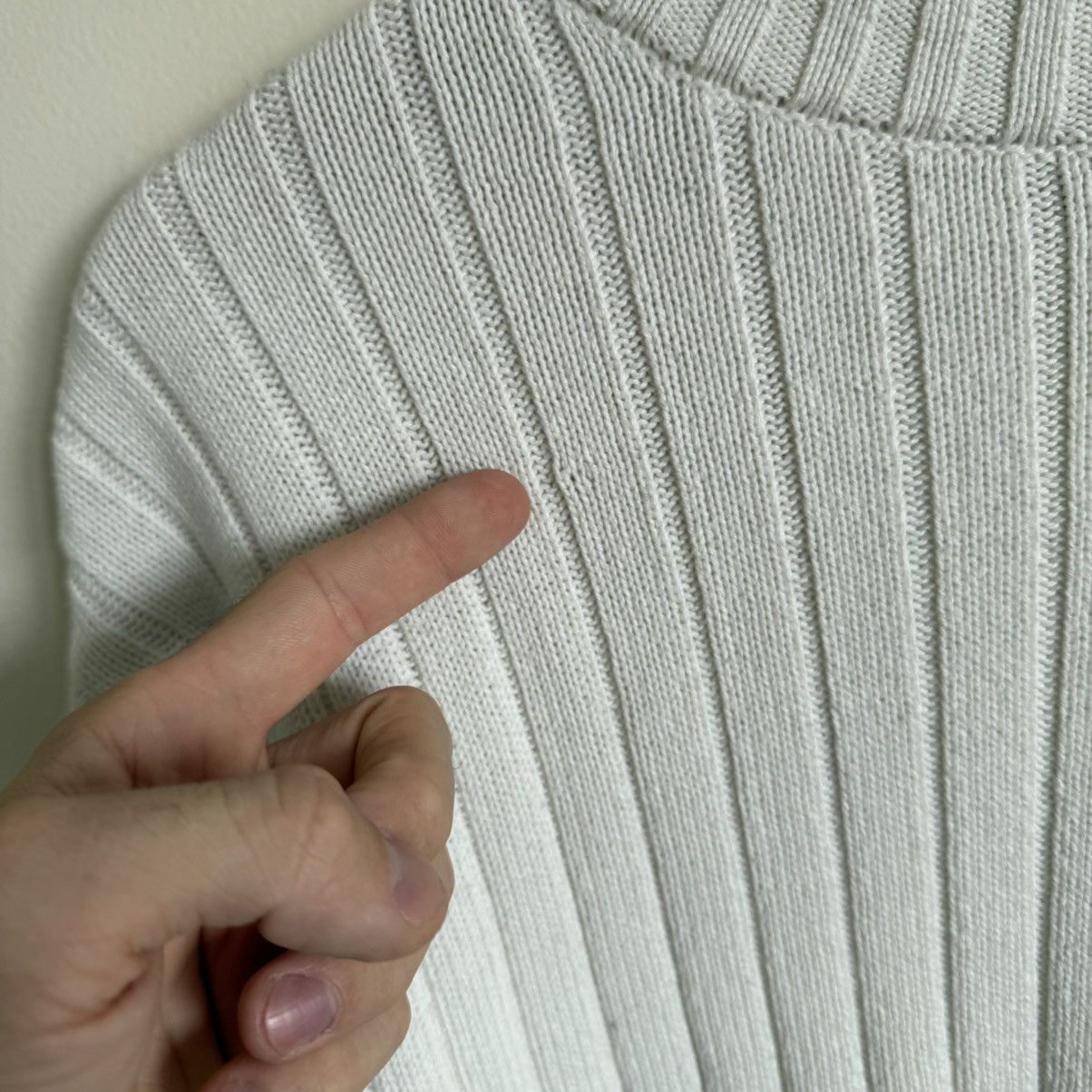 Kendall And Kylie Kendall & Kylie Ribbed Cropped Sweater XS Mock Neck Pullover Size XS / US 0-2 / IT 36-38 - 4 Thumbnail