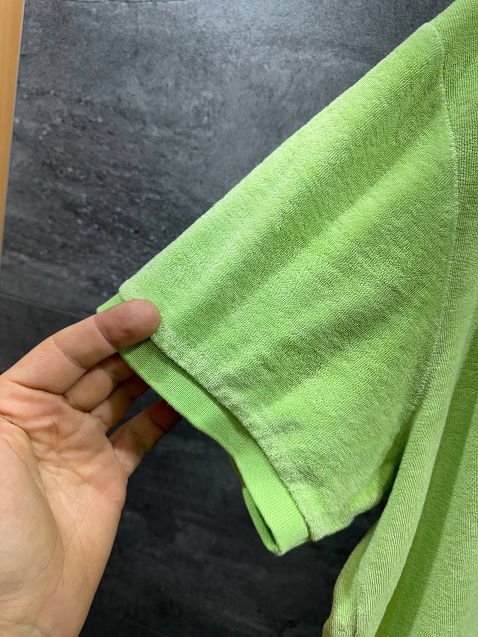 Vintage Polo Ralph Lauren Polo Pile Shirt Fluorescent Green Size US XL / EU 56 / 4 - 15 Thumbnail