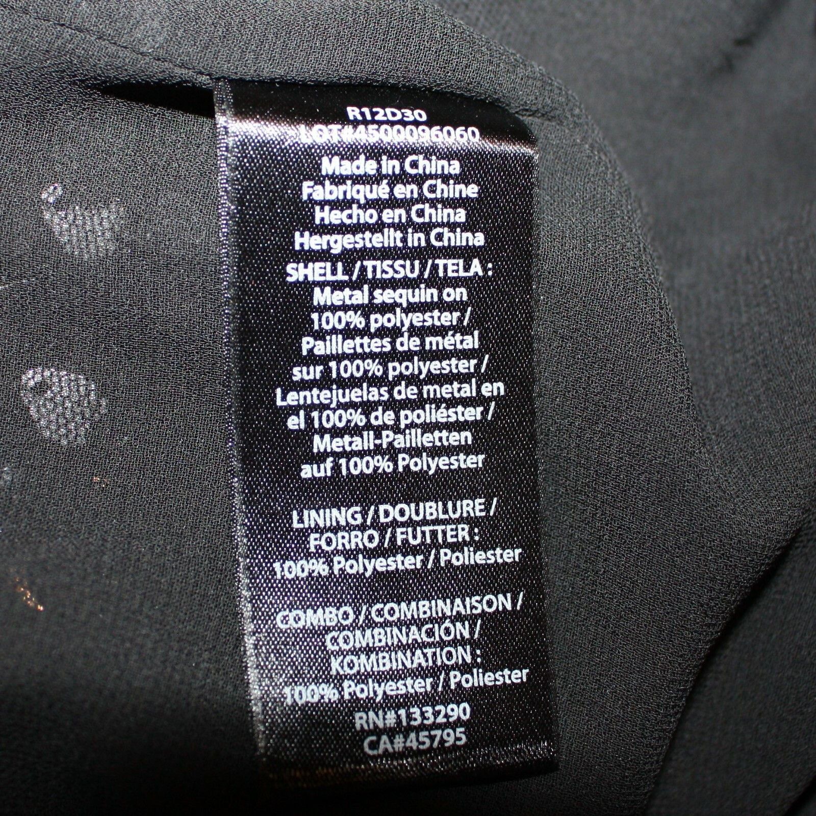 Rachel Zoe Irene Irena Black Sequined Shift Dress in size M NWT $525 Size M / US 6-8 / IT 42-44 - 11 Thumbnail