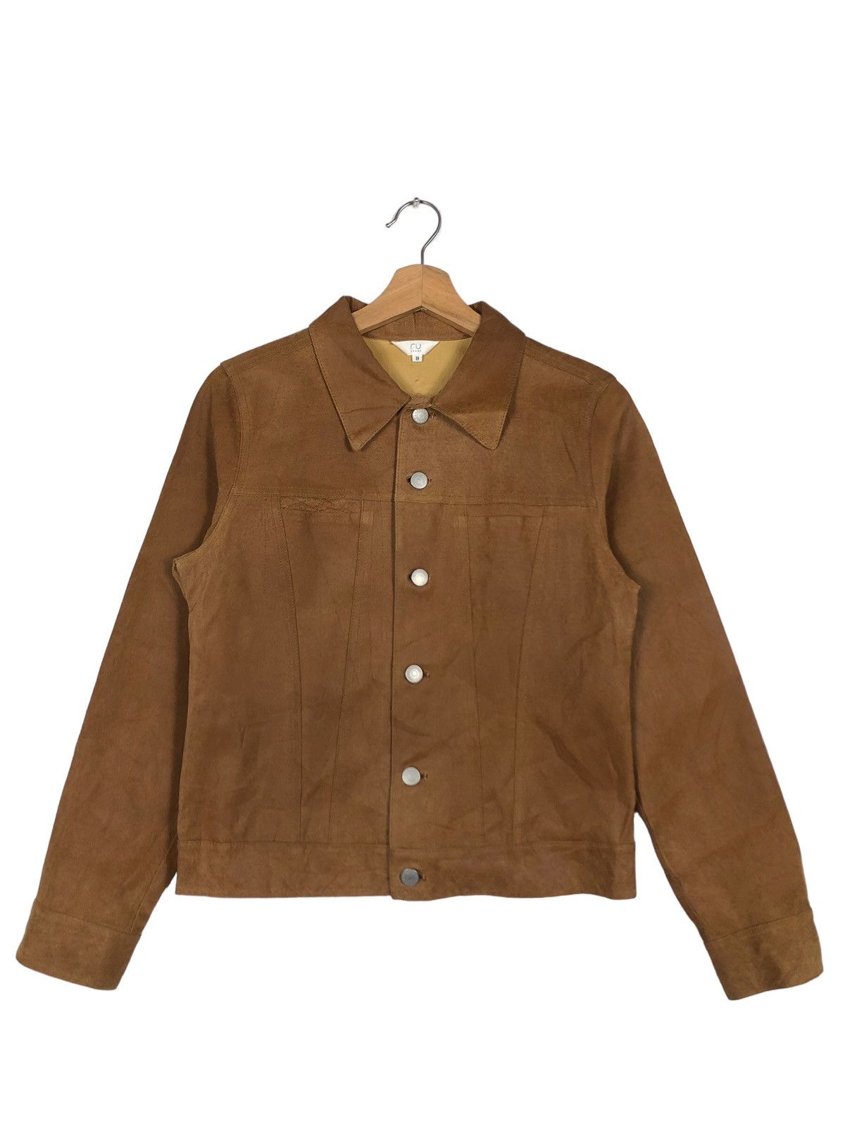 Japanese Brand 🔥Vintage Soft Leather Jacket Cropped RU Japan Issey Miyake Size US M / EU 48-50 / 2 - 1 Thumbnail