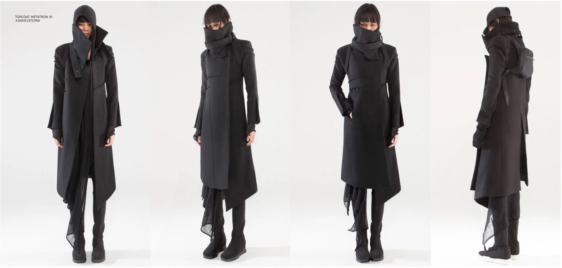 Demobaza Demobaza Metatron Wool/Cashmere Topcoat Size XS / US 0-2 / IT 36-38 - 2 Thumbnail