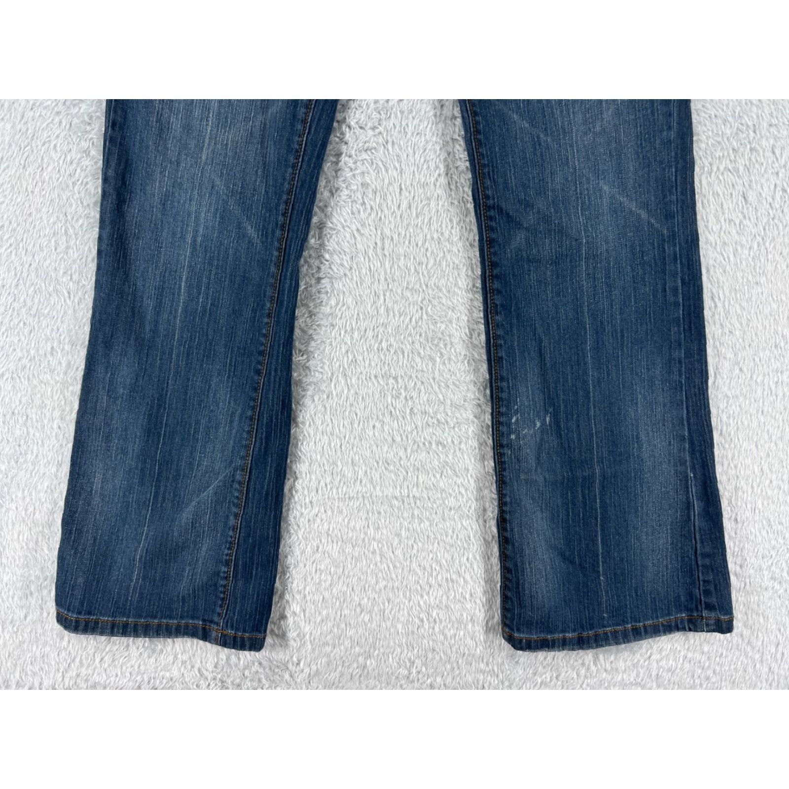 DKNY DKNY Women's Blue Denim Bootcut Jeans 12 Cotton Blend Mid Rise 31x31 Casual Pants Size 34" / US 12 / IT 48 - 2 Thumbnail