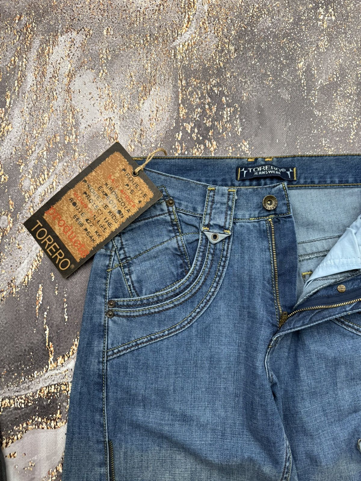 Japanese Brand × Vintage Vintage Wide Bondage Jeans Size 30" / US 8 / IT 44 - 4 Thumbnail