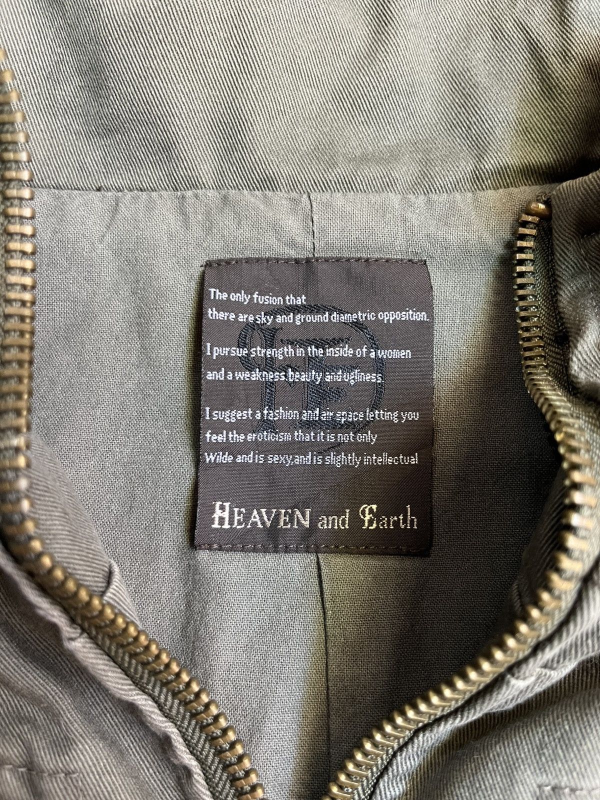 Japanese Brand Heaven and Earth Military Jacket Skull Gimmick Size US S / EU 44-46 / 1 - 4 Thumbnail