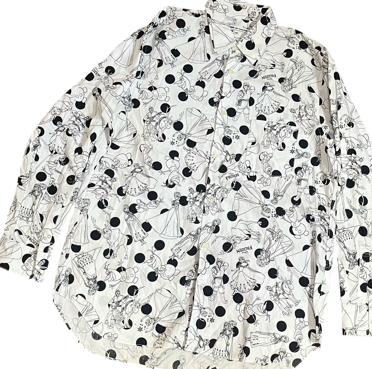 Comme des Garcons Cdg x disney frozen AD2014 graphic button up shirt Size US M / EU 48-50 / 2 - 2 Thumbnail