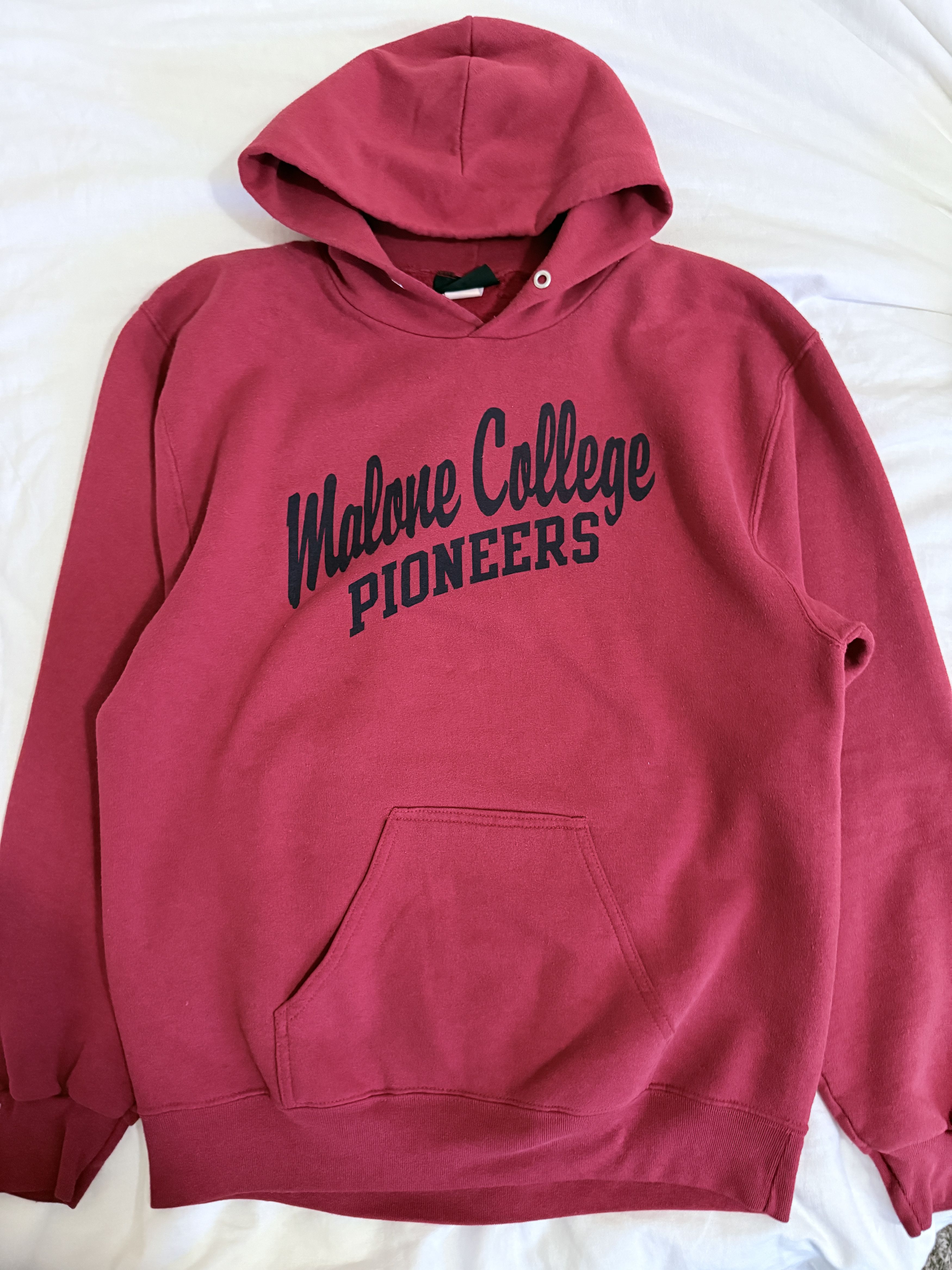 Vintage Vintage Faded Red Hoodie College Logo Size US M / EU 48-50 / 2 - 1 Thumbnail