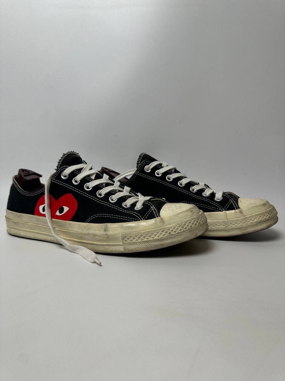 CDG Play Low Converse Distress Shoes Japan Vibe