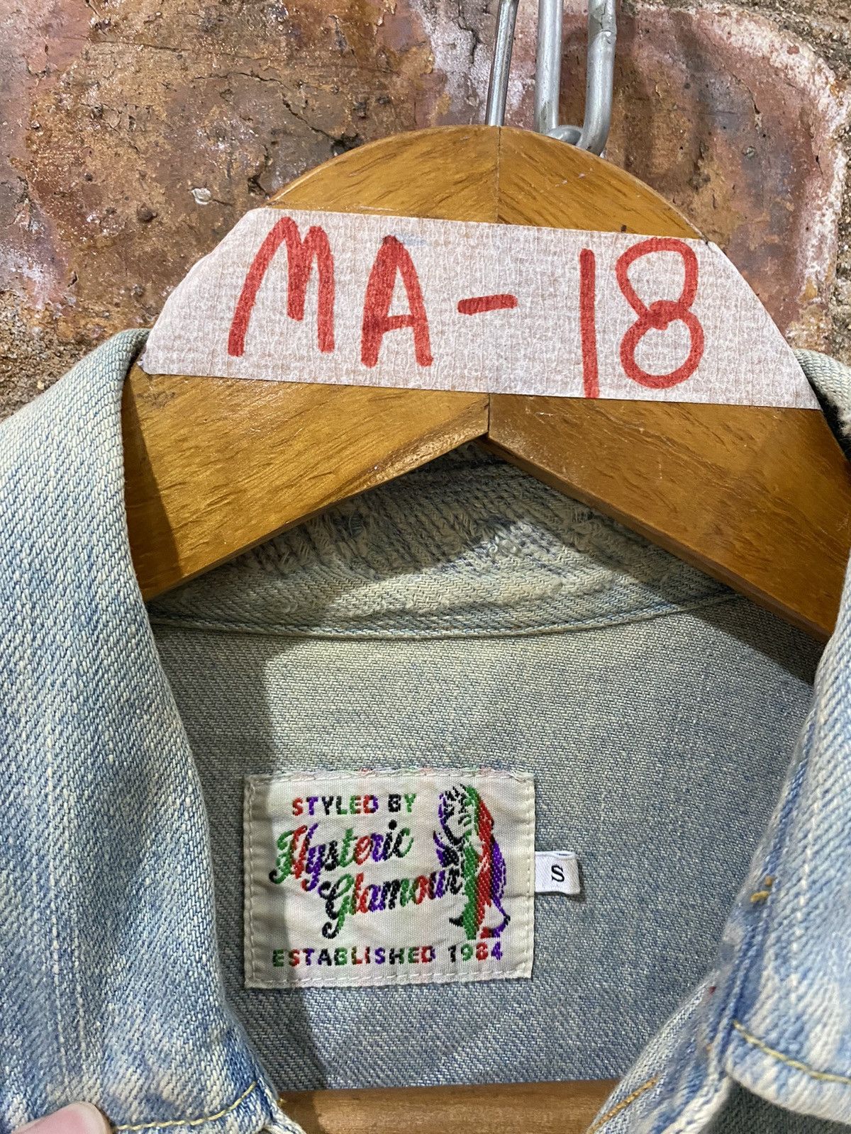 Hysteric Glamour 1990s Embroidered denim shirt Size US S / EU 44-46 / 1 - 14 Thumbnail
