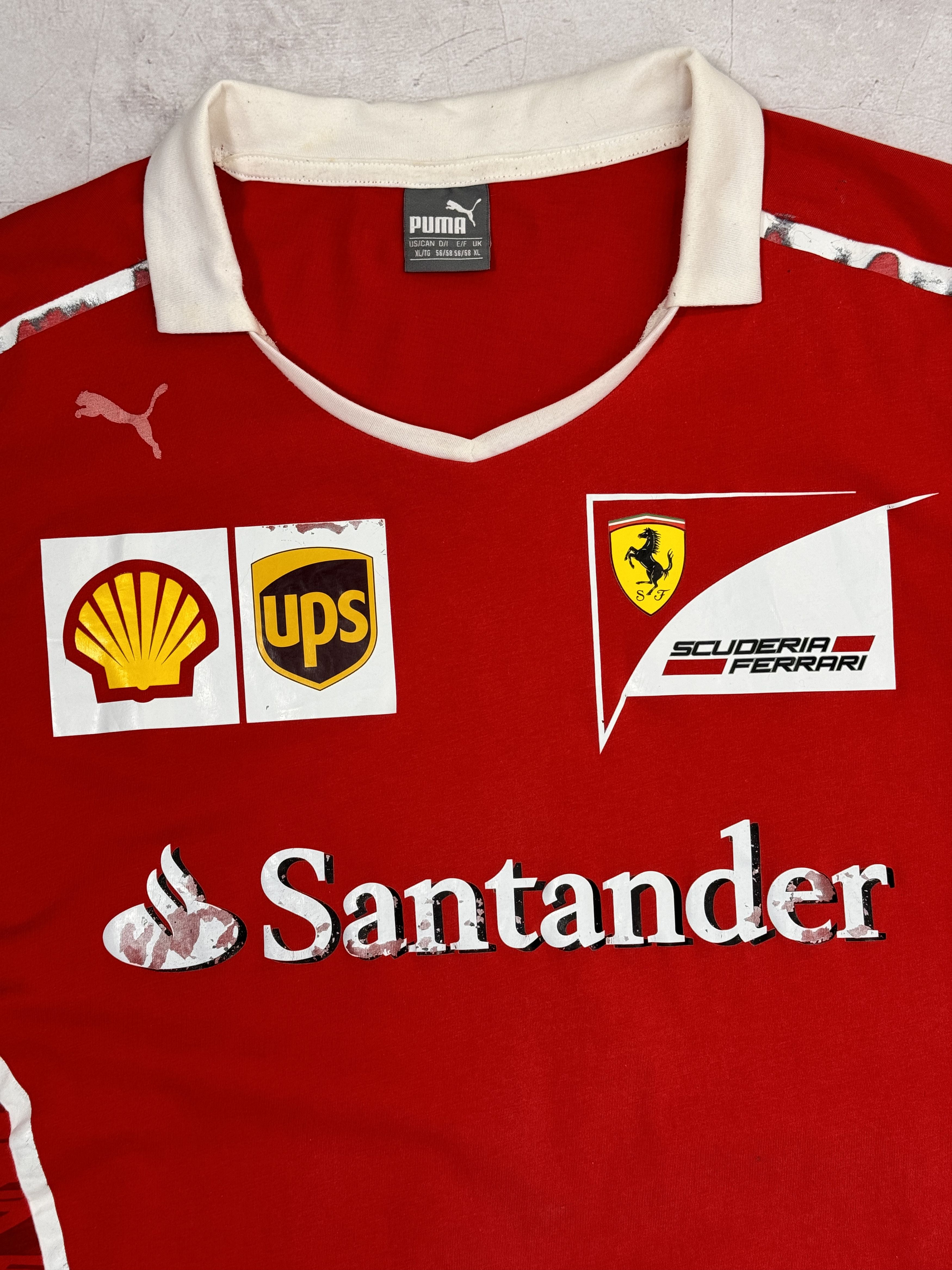 Ferrari × Formula 1 × Puma Puma & Scuderia Ferrari Polo T-Shirt Santander Pirelli F1 Size US L / EU 52-54 / 3 - 8 Thumbnail