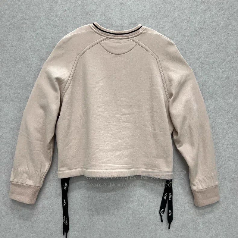 Fendi Fendi Light pink thin fleece round neck, pure cotton fabri Size M / US 6-8 / IT 42-44 - 2 Thumbnail